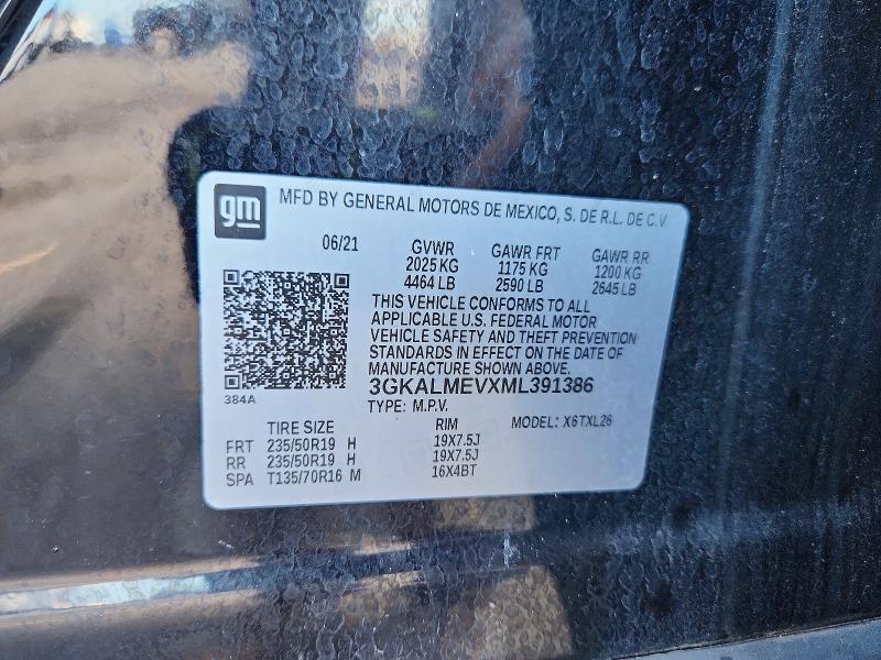 57240576 :رقم المزاد ، 3GKALMEVXML391386 vin ، 2021 Gmc Terrain مزاد بيع