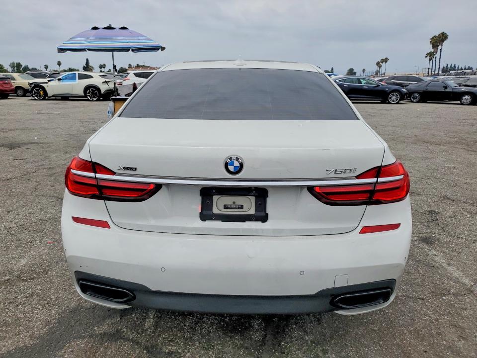 2016 Bmw 750 მანქანა იყიდება აუქციონზე, vin: WBA7F2C54GG416258, აუქციონის ნომერი: 59251296