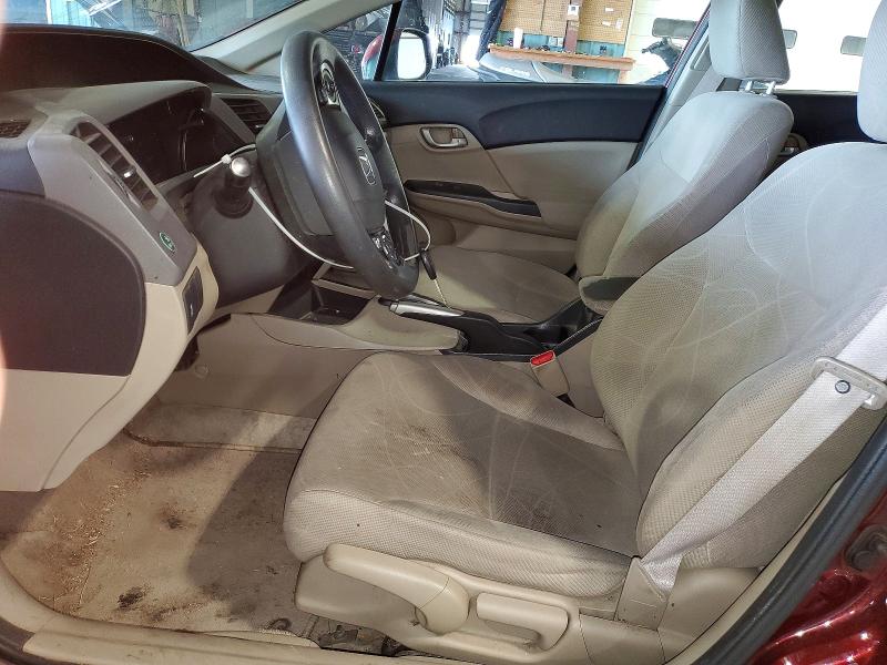 Продаж на аукціоні авто 2012 Honda Civic, vin: 19XFB2F52CE038599, номер лоту: 58530906