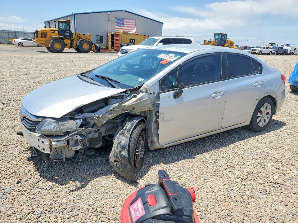 2012 Honda Civic მანქანა იყიდება აუქციონზე, vin: 2HGFB2F55CH575683, აუქციონის ნომერი: 57087906