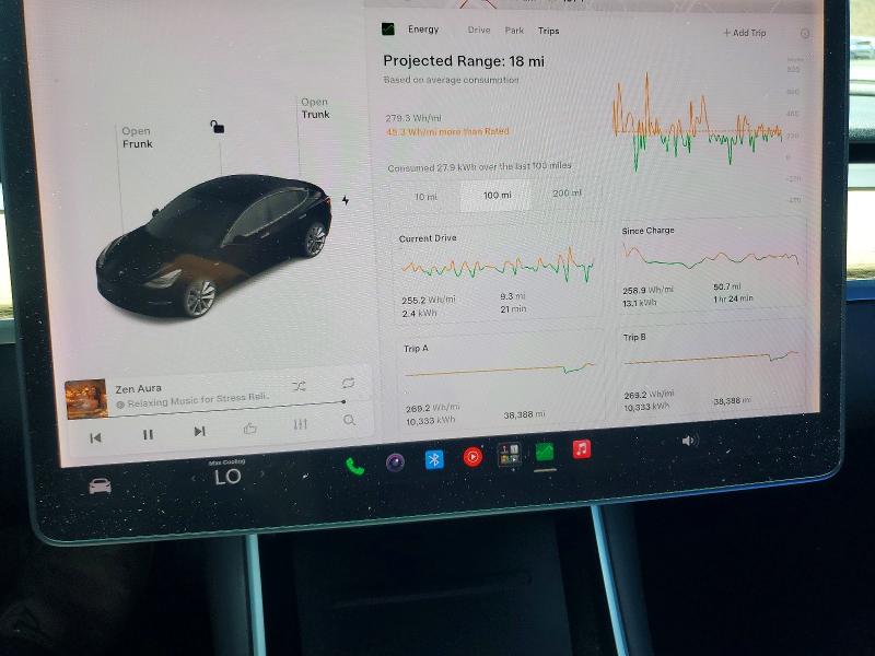 Продажа на аукционе авто 2018 Tesla Model 3, vin: 5YJ3E1EA7JF075951, номер лота: 58607416