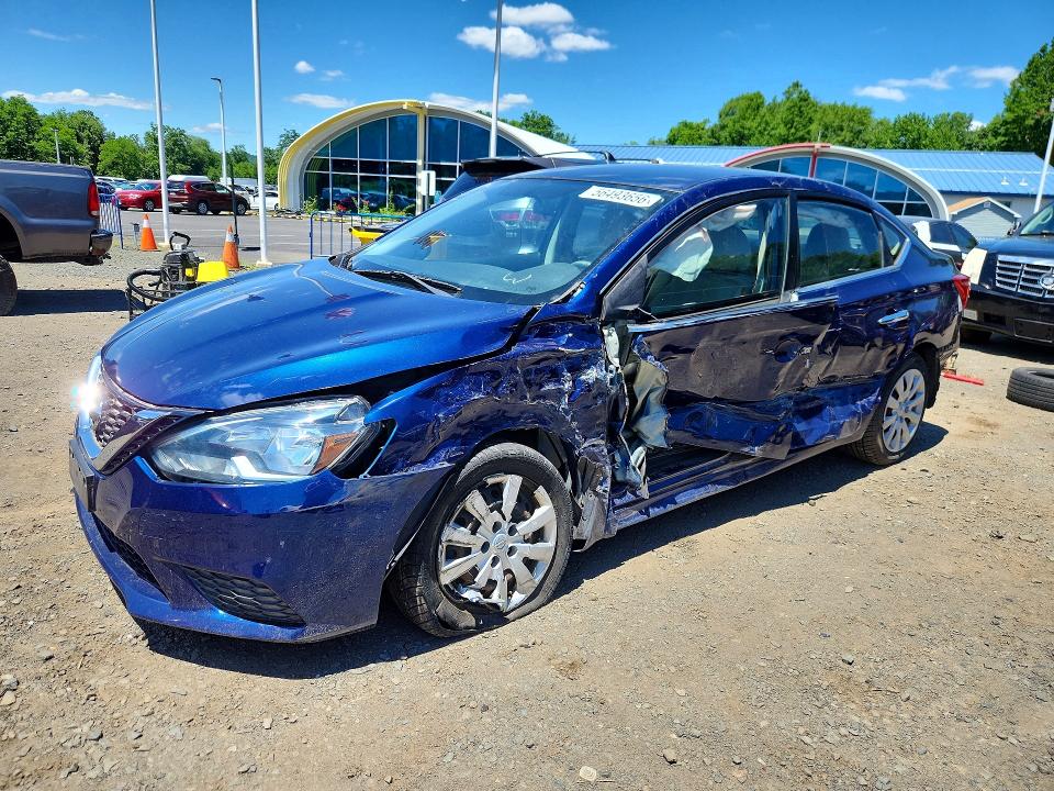 2016 Nissan Sentra მანქანა იყიდება აუქციონზე, vin: 3N1AB7AP1GY294966, აუქციონის ნომერი: 56493656
