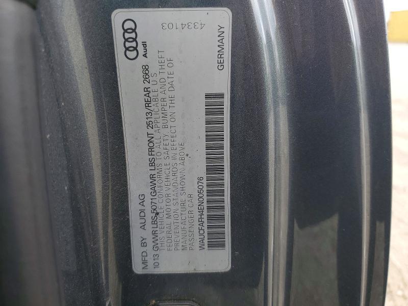 Aukcja sprzedaży 2014 Audi A5, vin: WAUCFAFH4EN005076, numer aukcji: 56507986