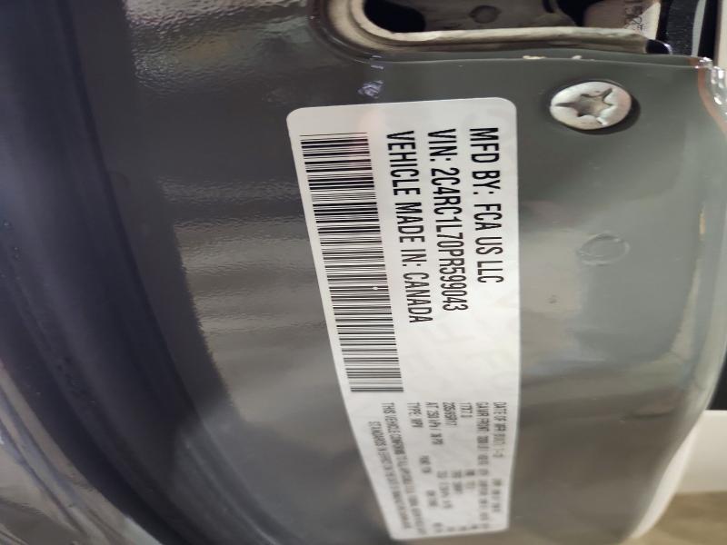 58366926 :رقم المزاد ، 2C4RC1L70PR599043 vin ، 2023 Chrysler Pacifica مزاد بيع