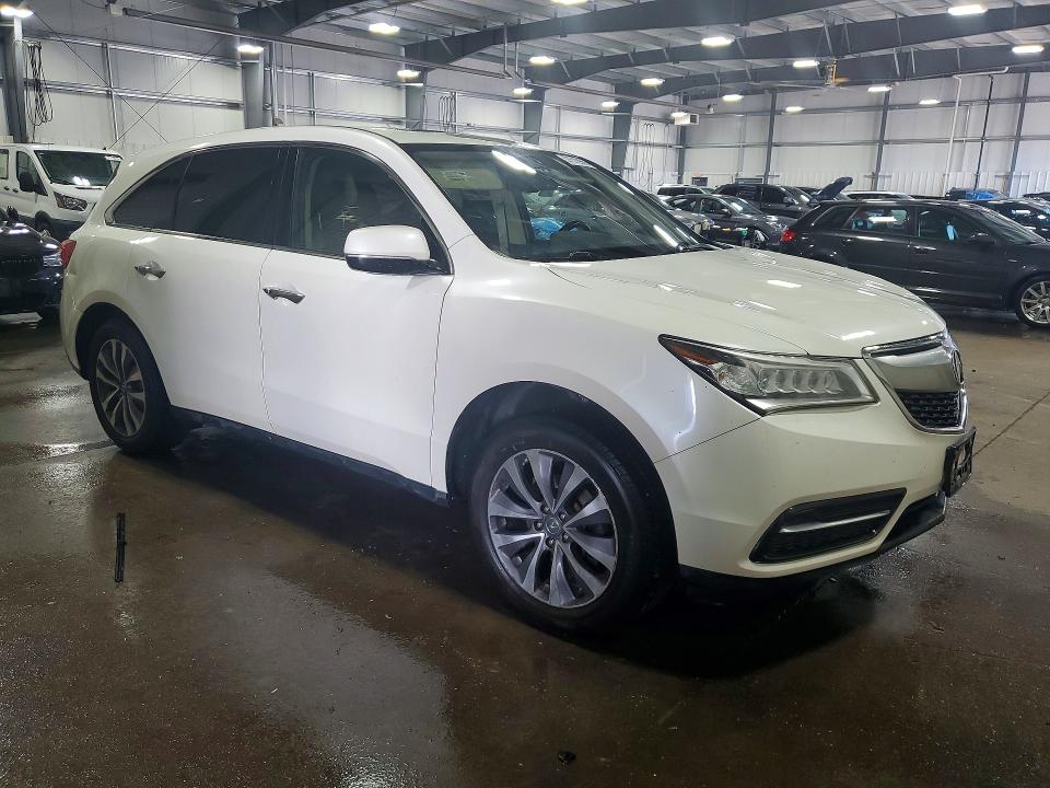 57678996 :رقم المزاد ، 5FRYD4H63FB026298 vin ، 2015 Acura Mdx مزاد بيع