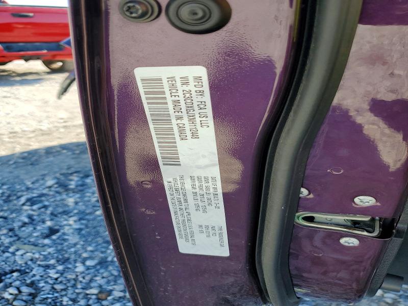 57601186 :رقم المزاد ، 2C3CDXGJXNH112448 vin ، 2022 Dodge Charger مزاد بيع