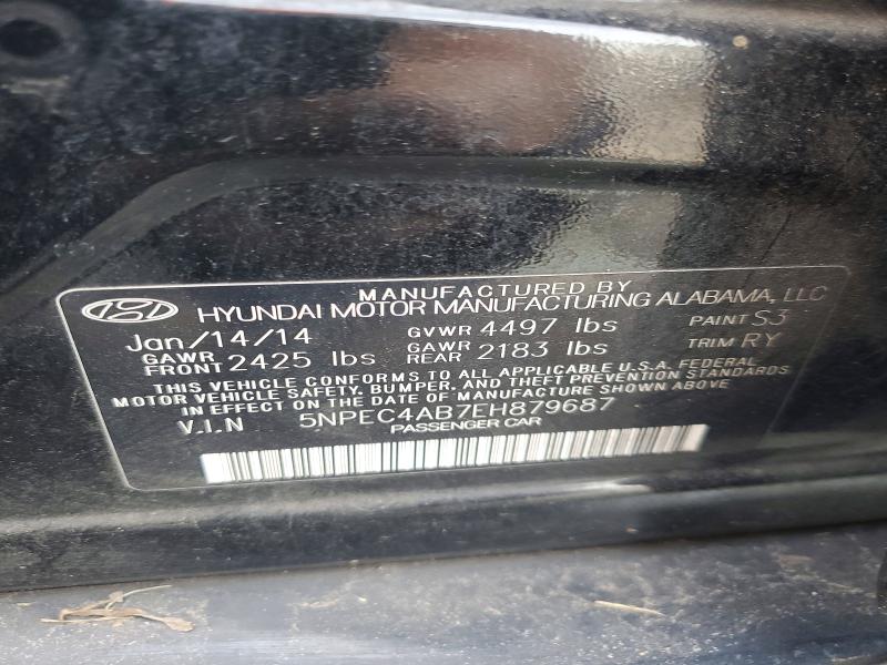 Продажа на аукционе авто 2014 Hyundai Sonata, vin: 5NPEC4AB7EH879687, номер лота: 56872326