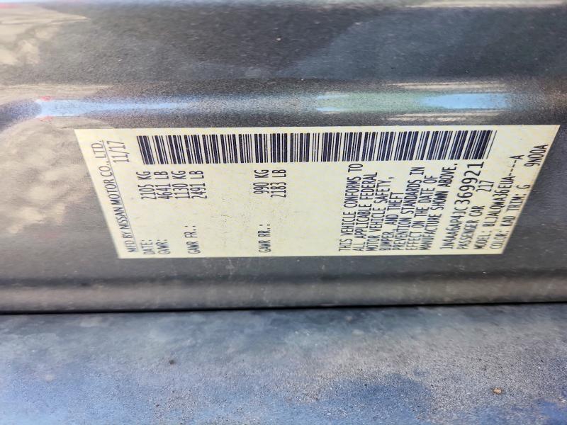 Aukcja sprzedaży 2018 Nissan Maxima, vin: 1N4AA6AP4JC369921, numer aukcji: 59079346