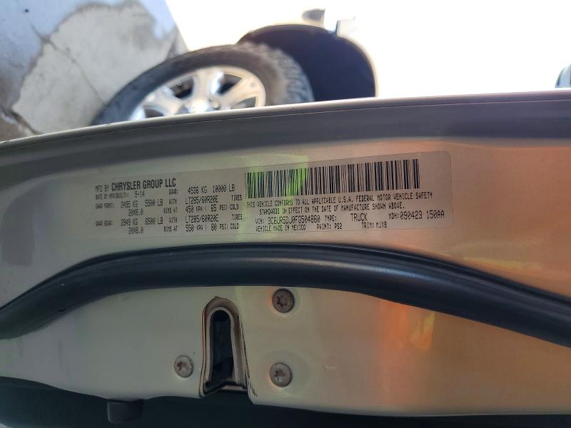 2015 Ram 2500 მანქანა იყიდება აუქციონზე, vin: 3C6UR5DJ0FG504860, აუქციონის ნომერი: 57818616