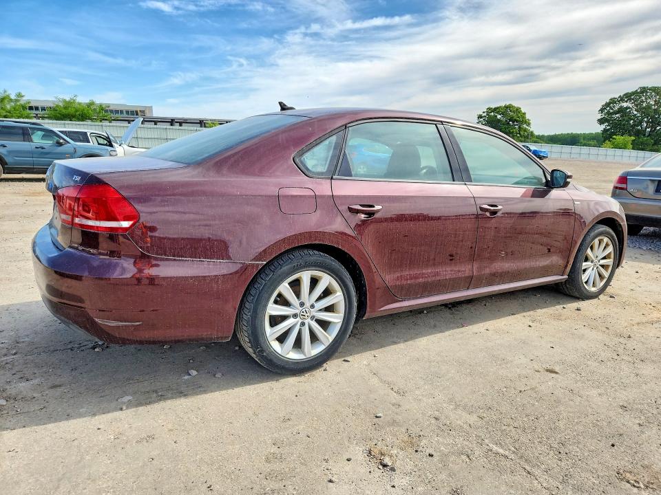 2014 Volkswagen Passat მანქანა იყიდება აუქციონზე, vin: 1VWAT7A32EC079543, აუქციონის ნომერი: 56104216