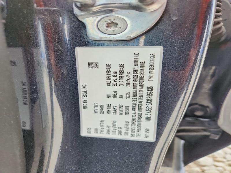 Продажа на аукционе авто 2025 Tesla Model 3, vin: 5YJ3E1EA3SF952436, номер лота: 55344756