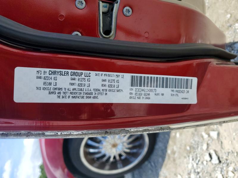Продаж на аукціоні авто 2012 Chrysler 300, vin: 2C3CCAAG1CH289173, номер лоту: 57654136