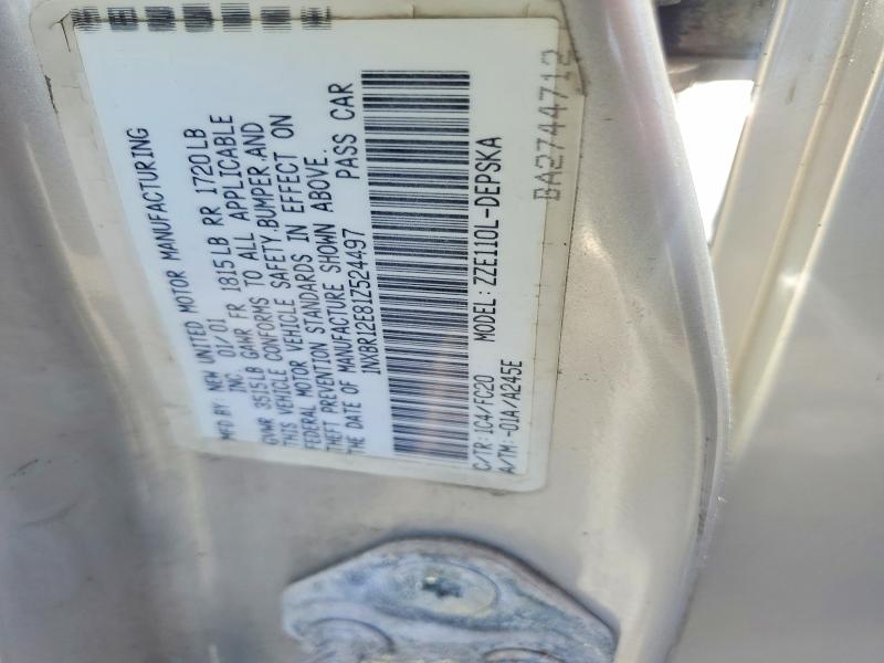Aukcja sprzedaży 2001 Toyota Corolla, vin: 1NXBR12E81Z524497, numer aukcji: 56820776