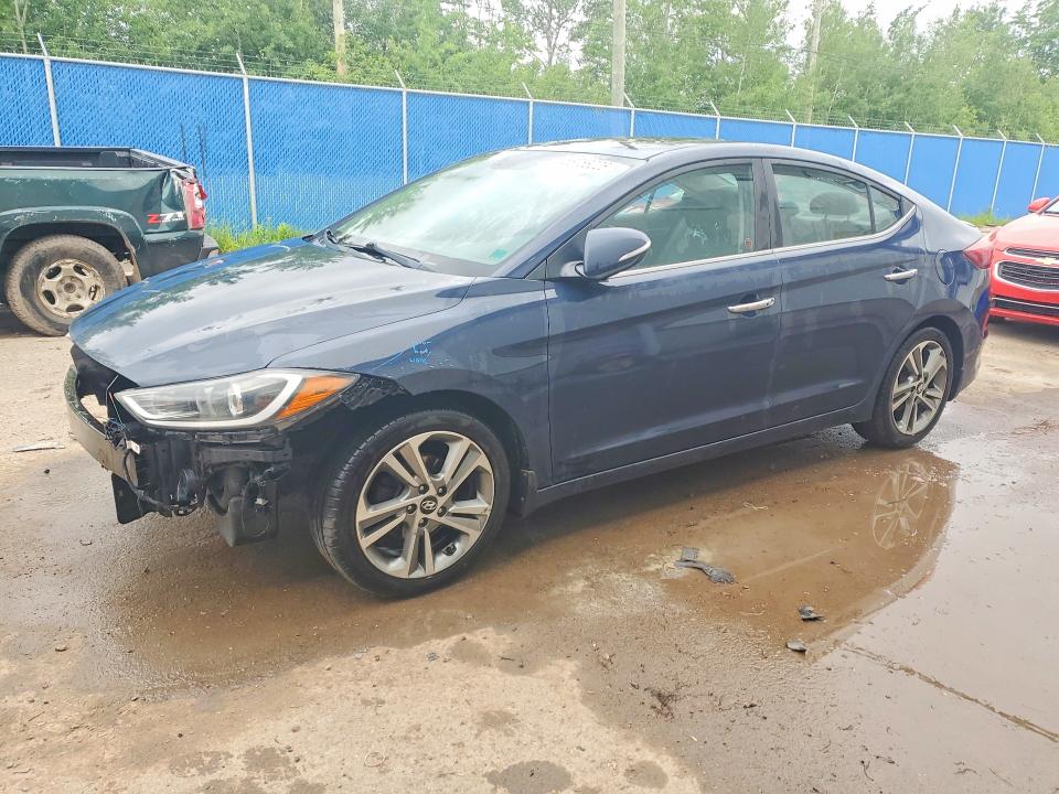 2017 Hyundai Elantra მანქანა იყიდება აუქციონზე, vin: KMHD84LF6HU111055, აუქციონის ნომერი: 58758026