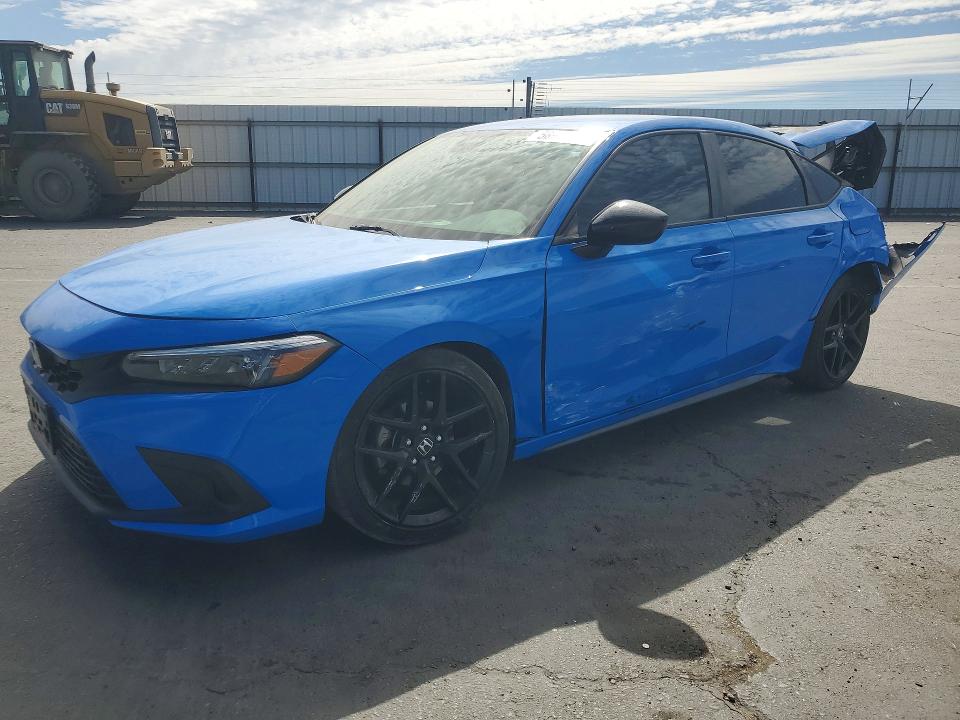 2022 Honda Civic მანქანა იყიდება აუქციონზე, vin: 19XFL2H83NE006378, აუქციონის ნომერი: 58942896