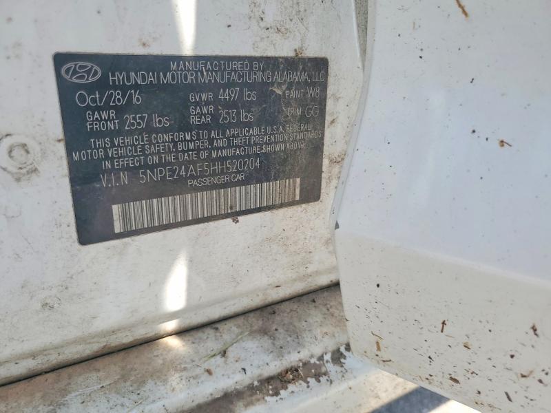 Продаж на аукціоні авто 2017 Hyundai Sonata, vin: 5NPE24AF5HH520204, номер лоту: 58778436