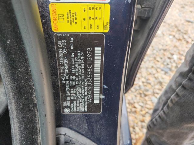 Aukcja sprzedaży 2008 Bmw 528, vin: WBANU53598C112978, numer aukcji: 57696246