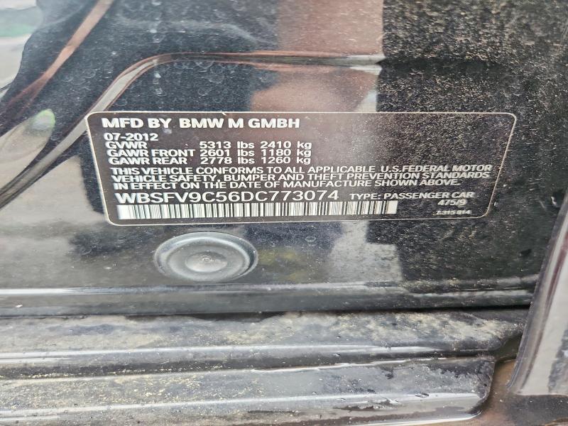 Aukcja sprzedaży 2013 Bmw M5, vin: WBSFV9C56DC773074, numer aukcji: 57679846