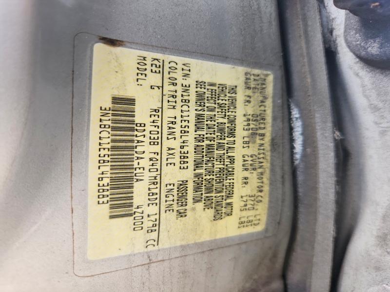 Продаж на аукціоні авто 2008 Nissan Versa, vin: 3N1BC11E58L463883, номер лоту: 58717686