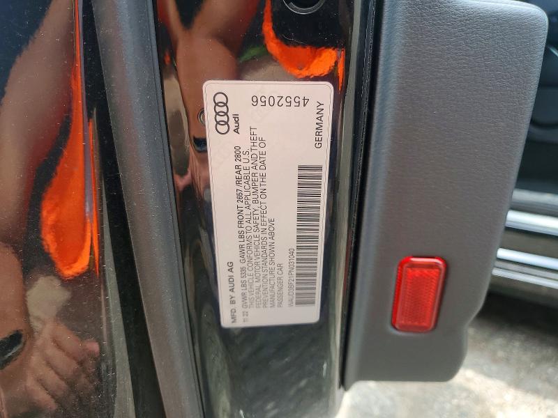 58800736 :رقم المزاد ، WAUD3BF21PN031040 vin ، 2023 Audi A6 مزاد بيع