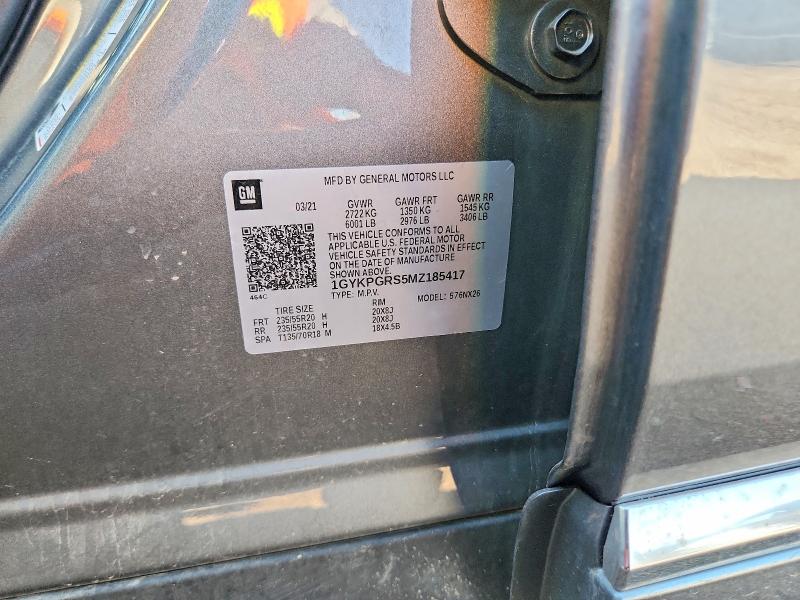 2021 Cadillac Xt6 მანქანა იყიდება აუქციონზე, vin: 1GYKPGRS5MZ185417, აუქციონის ნომერი: 56099746