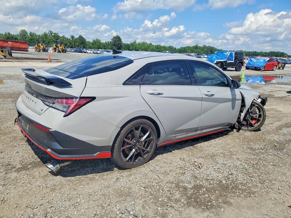 2025 Hyundai Elantra N მანქანა იყიდება აუქციონზე, vin: KMHLW4DK3SU031717, აუქციონის ნომერი: 57766136