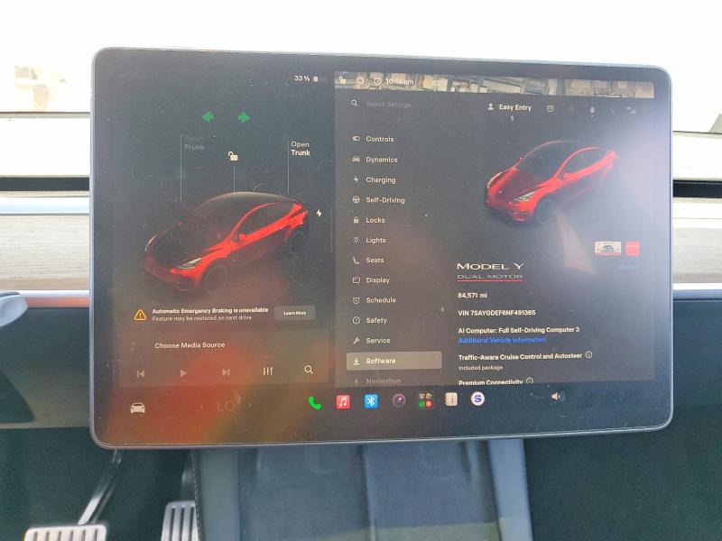 Продажа на аукционе авто 2022 Tesla Model Y, vin: 7SAYGDEF6NF491365, номер лота: 57059226