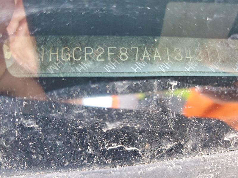Aukcja sprzedaży 2010 Honda Accord, vin: 1HGCP2F87AA134311, numer aukcji: 58736706
