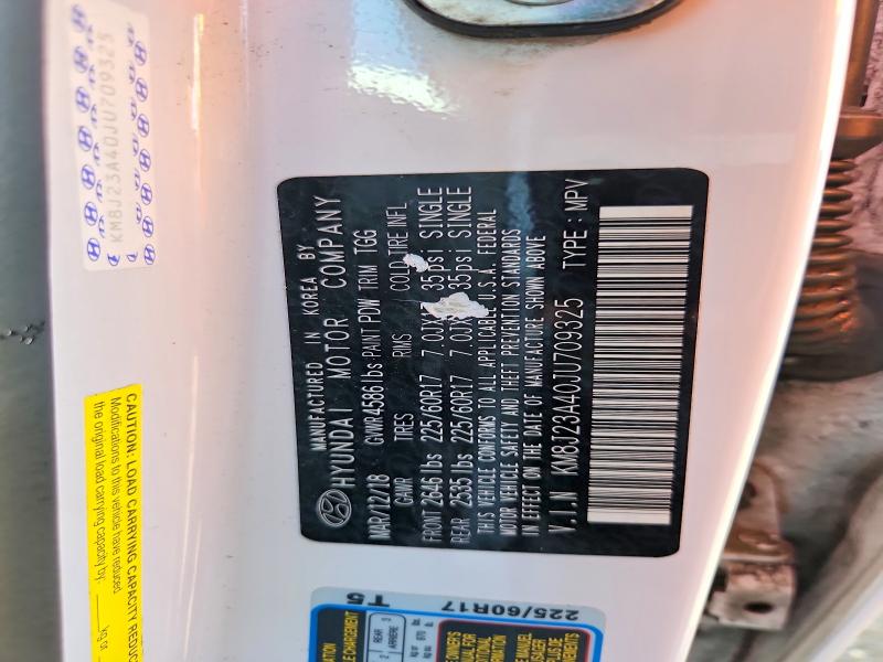 2018 Hyundai Tucson მანქანა იყიდება აუქციონზე, vin: KM8J23A40JU709325, აუქციონის ნომერი: 57953506