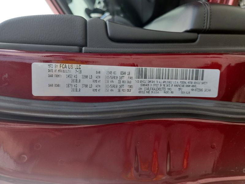 Aukcja sprzedaży 2018 Jeep Grand Cherokee, vin: 1C4RJFAG4JC491773, numer aukcji: 56182866
