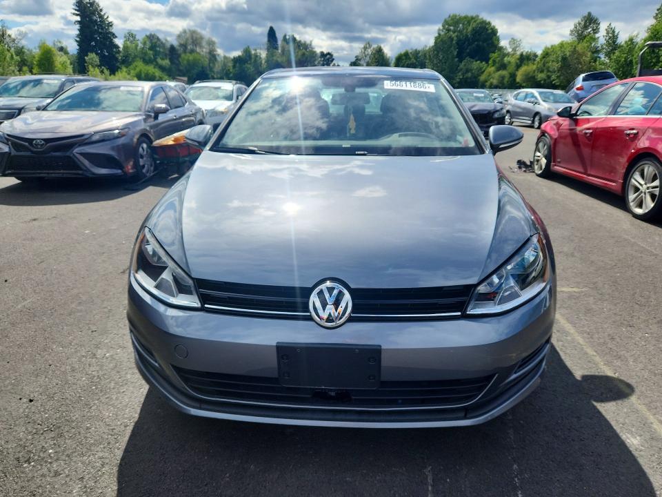 2017 Volkswagen Golf მანქანა იყიდება აუქციონზე, vin: 3VW217AU6HM002972, აუქციონის ნომერი: 56811886
