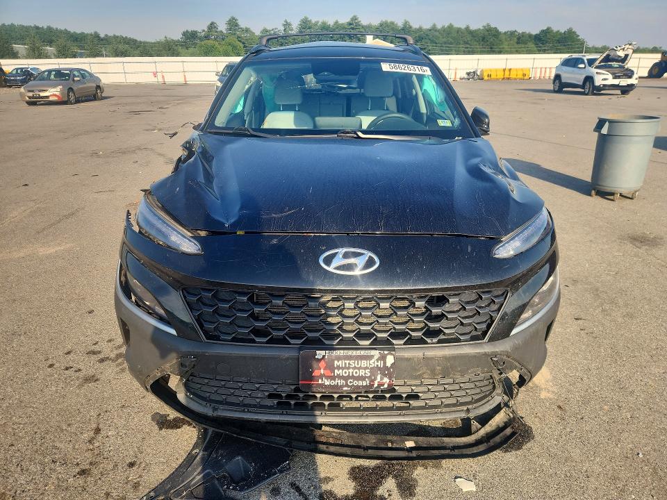 2022 Hyundai Kona მანქანა იყიდება აუქციონზე, vin: KM8K6CAB8NU831685, აუქციონის ნომერი: 58626316