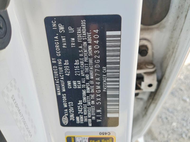 Продажа на аукционе авто 2013 Kia Optima, vin: 5XXGM4A77DG230404, номер лота: 57925796