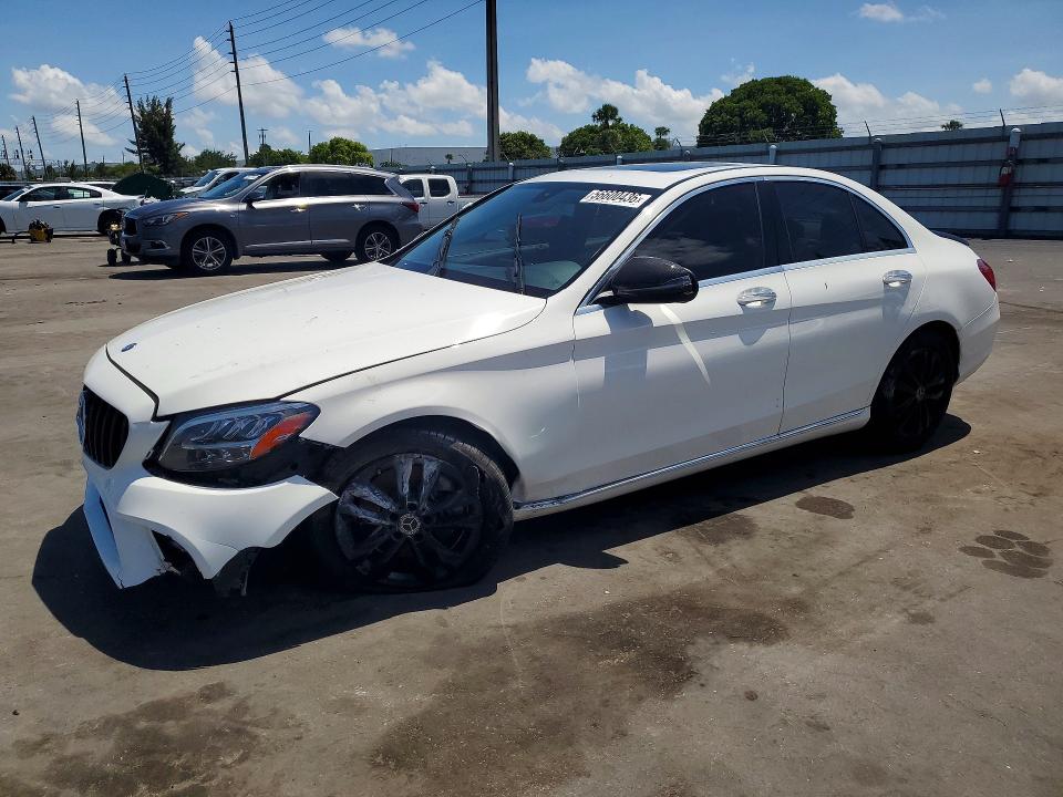 2019 Mercedes-benz C მანქანა იყიდება აუქციონზე, vin: 55SWF8DB6KU296583, აუქციონის ნომერი: 56600436