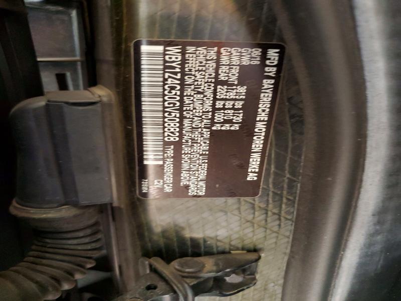 2016 Bmw I3 მანქანა იყიდება აუქციონზე, vin: WBY1Z4C50GV508828, აუქციონის ნომერი: 58641026