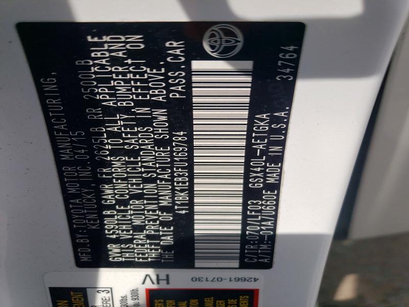 Aukcja sprzedaży 2015 Toyota Avalon, vin: 4T1BK1EB3FU169784, numer aukcji: 57551616