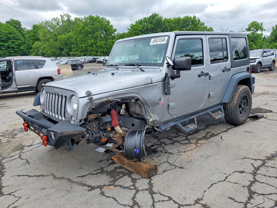 2015 Jeep Wrangler Unlimited მანქანა იყიდება აუქციონზე, vin: 1C4BJWDG6FL751028, აუქციონის ნომერი: 58431546