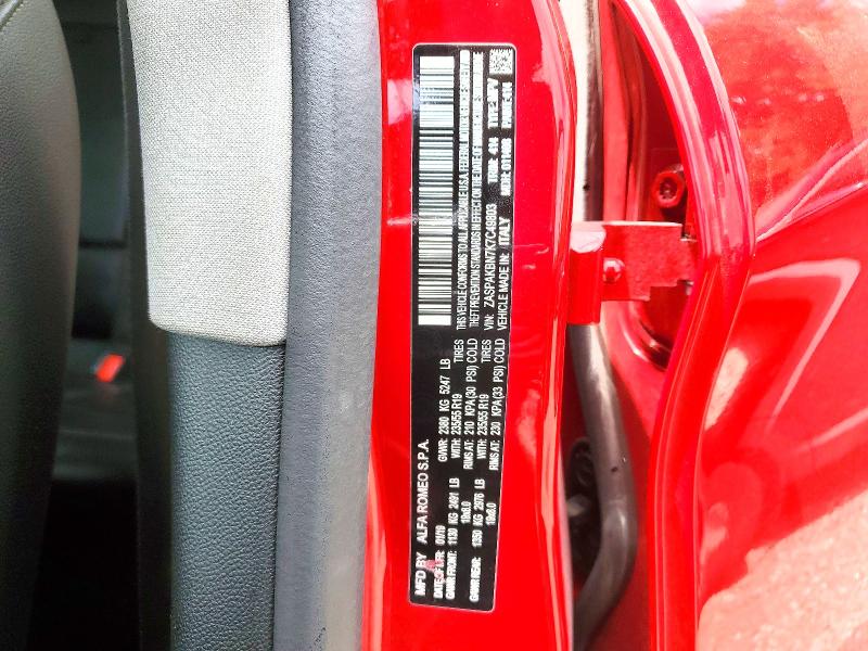 Продажа на аукционе авто 2019 Alfa Romeo Stelvio, vin: ZASPAKBN7K7C49803, номер лота: 56324726