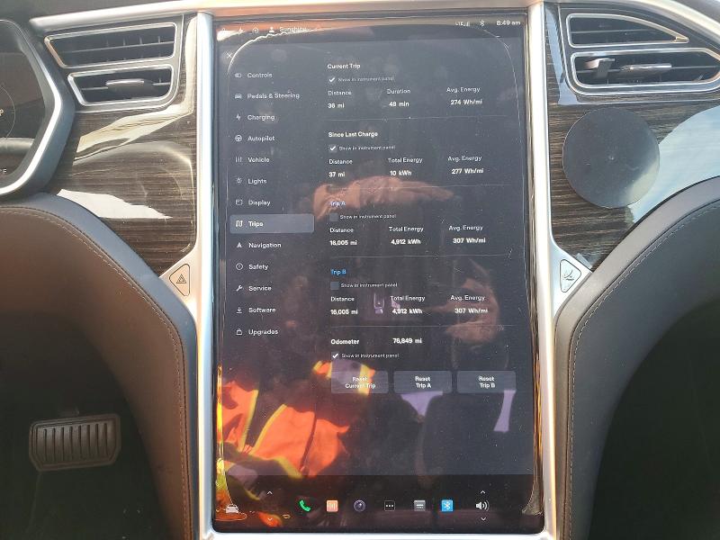 58490176 :رقم المزاد ، 5YJSA1E19GF155686 vin ، 2016 Tesla Model S مزاد بيع