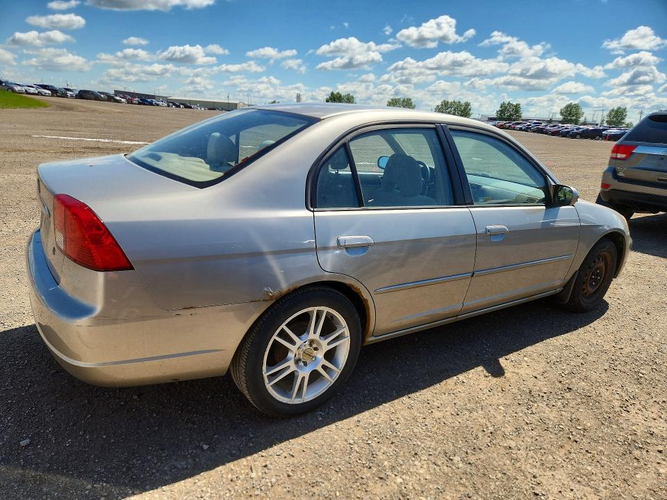 2003 Honda Civic მანქანა იყიდება აუქციონზე, vin: 2HGES16683H901989, აუქციონის ნომერი: 57952026