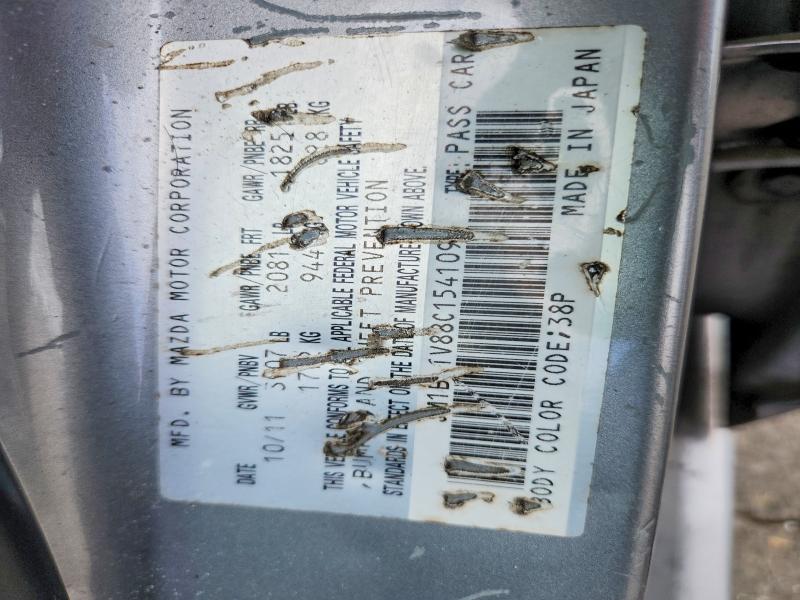 56065716 :رقم المزاد ، JM1BL1V88C1541090 vin ، 2012 Mazda 3 مزاد بيع