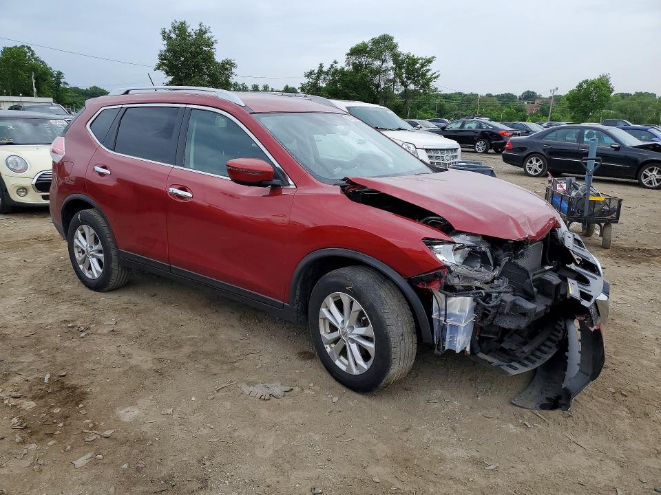 2016 Nissan Rogue მანქანა იყიდება აუქციონზე, vin: KNMAT2MVXGP619025, აუქციონის ნომერი: 56789646