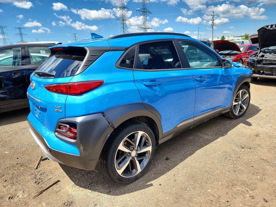 2021 Hyundai Kona მანქანა იყიდება აუქციონზე, vin: KM8K3CA5XMU605536, აუქციონის ნომერი: 57327616