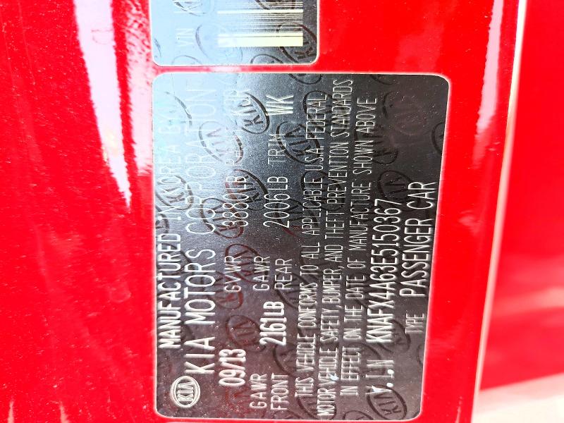 2014 Kia Forte მანქანა იყიდება აუქციონზე, vin: KNAFX4A63E5150367, აუქციონის ნომერი: 58889556