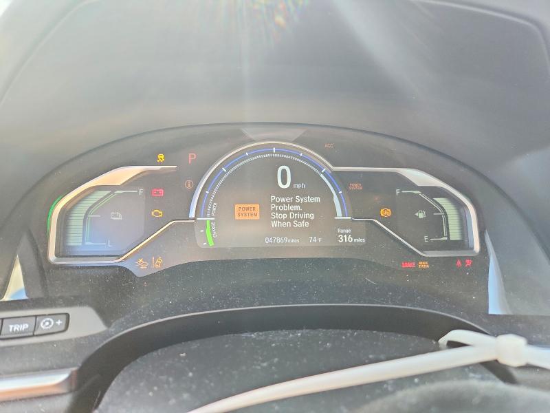 57370406 :رقم المزاد ، JHMZC5F15KC000362 vin ، 2019 Honda Clarity مزاد بيع