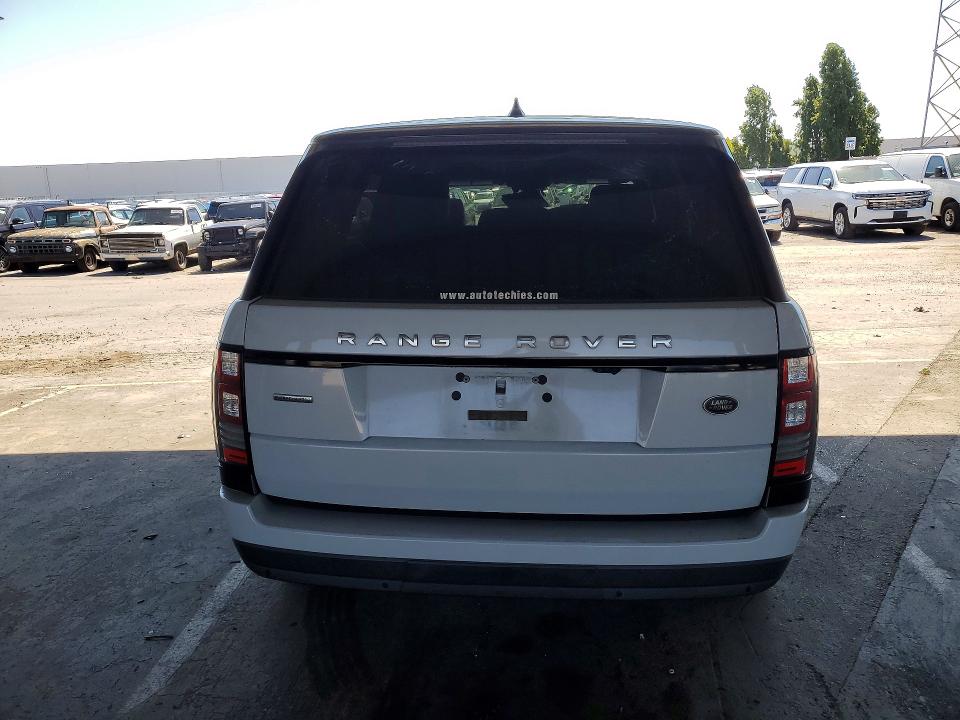 2017 Land Rover Range Rover მანქანა იყიდება აუქციონზე, vin: SALGS2FE0HA361797, აუქციონის ნომერი: 57274046