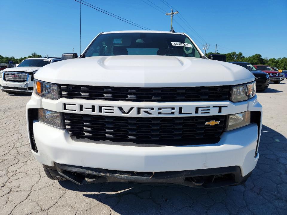 55980246 :رقم المزاد ، 3GCPWBEK6MG454435 vin ، 2021 Chevrolet Silverado مزاد بيع