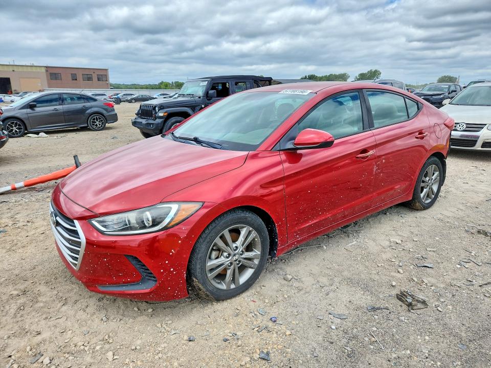57708196 :رقم المزاد ، 5NPD84LF7HH111032 vin ، 2017 Hyundai Elantra مزاد بيع