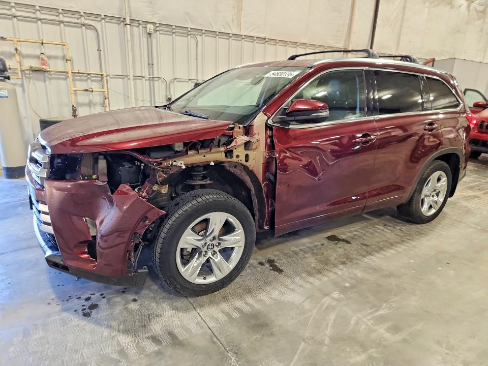 Продаж на аукціоні авто 2018 Toyota Highlander, vin: 5TDDZRFH3JS492188, номер лоту: 54600126