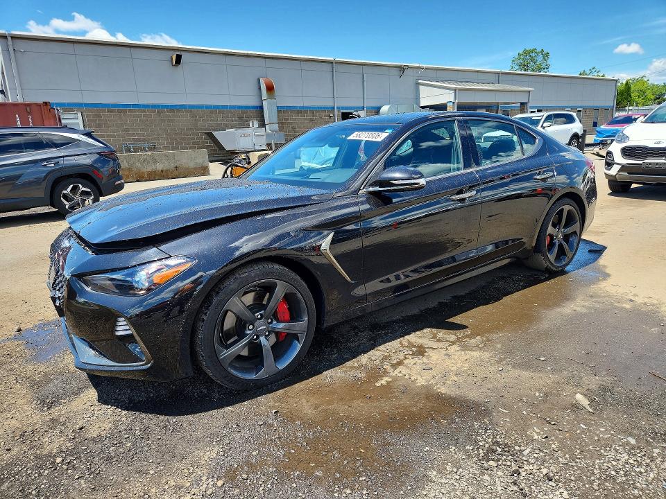 2019 Genesis G70 მანქანა იყიდება აუქციონზე, vin: KMTG34LE8KU014665, აუქციონის ნომერი: 58270506